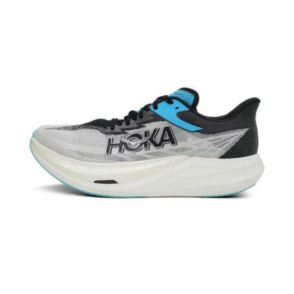 נעלי ריצה תחרותיות הוקה רוקט איקס 3 לגברים Hoka 1168724/WBLC U ROCKET X 3 WHITE/BLACK - Image 2