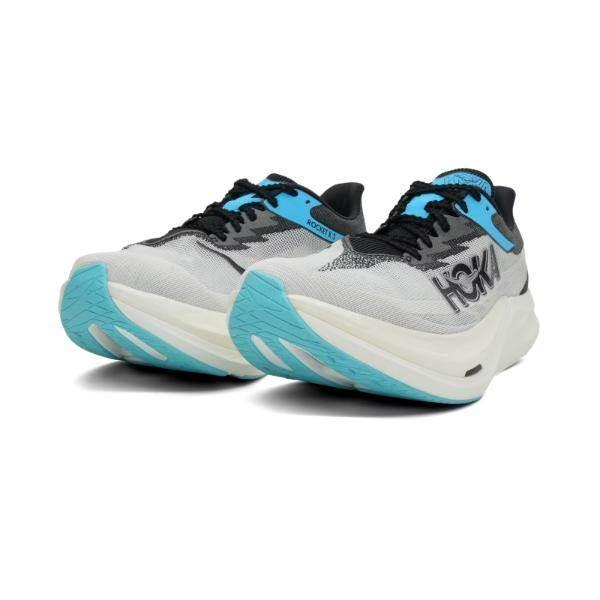 נעלי ריצה תחרותיות הוקה רוקט איקס 3 לגברים Hoka 1168724/WBLC U ROCKET X 3 WHITE/BLACK - Image 5