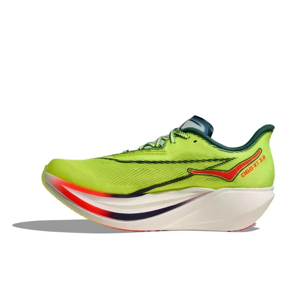 נעלי ריצה תחרותיות סיאלו לגברים Hoka 1171927/NYZ U CIELO X1 3.0 NEON YUZU/THYME - Image 8