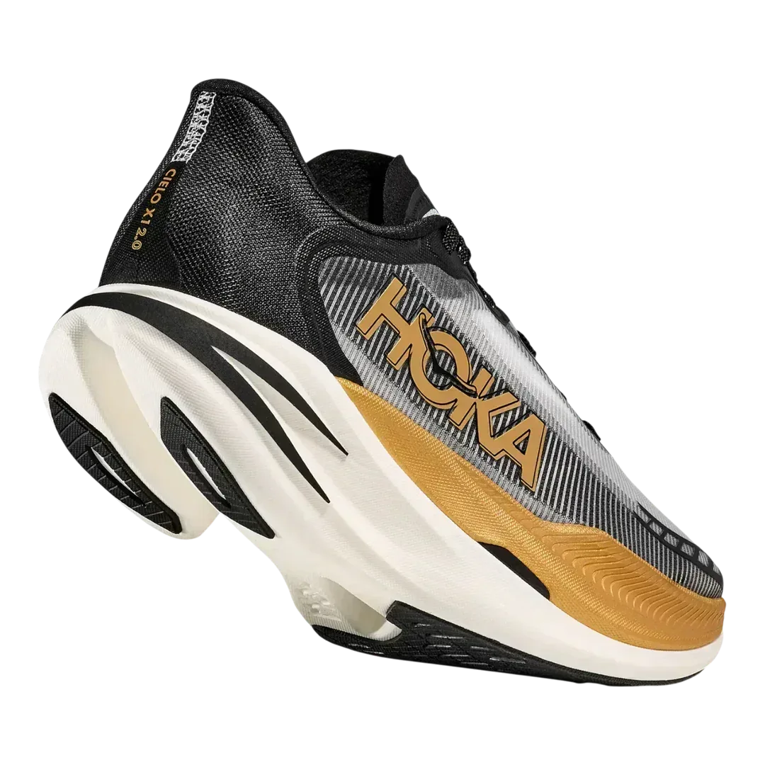 נעלי תחרות הוקה סיאלו 2 לגברים Hoka 1162053/BKGD U CIELO X1 2.0 BLACK/GOLD - Image 3