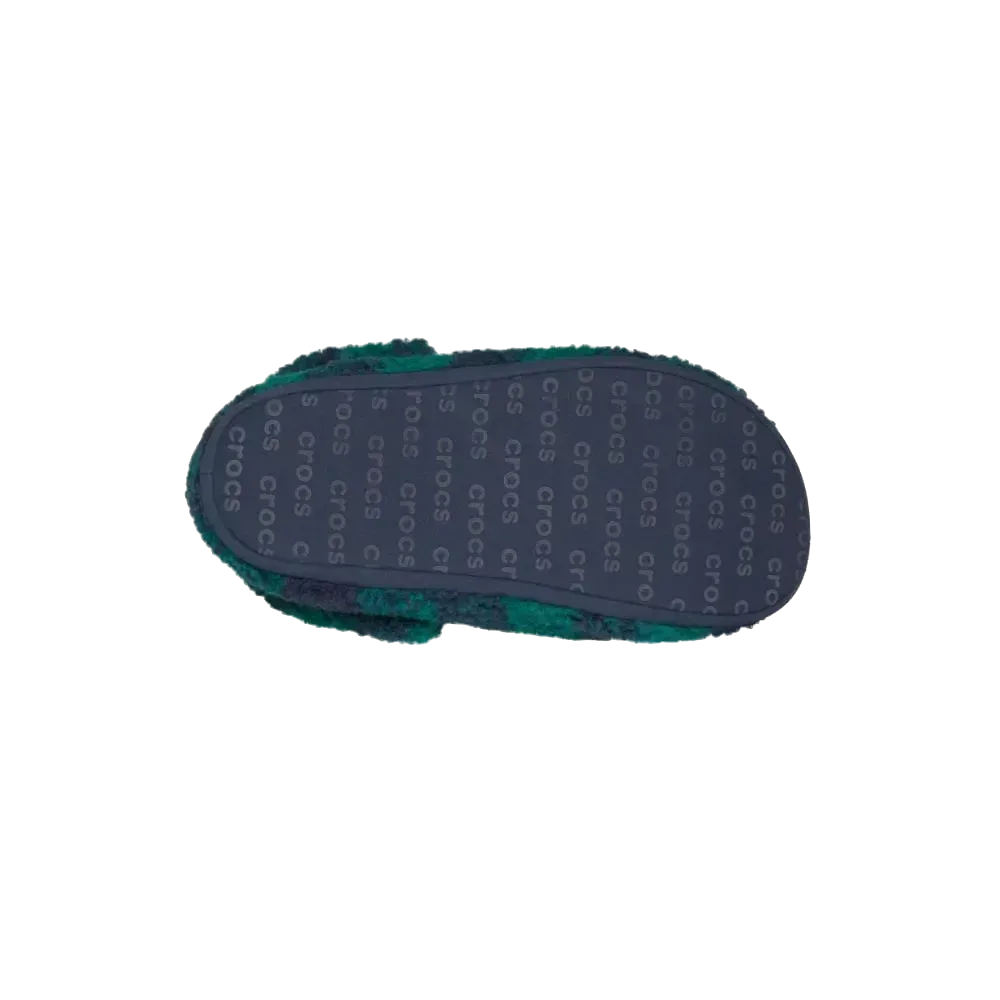 נעלי בית קרוקס לנשים Crocs Classic Buffalo Check Cozzzy Slipper 210755-3AZ - Image 6