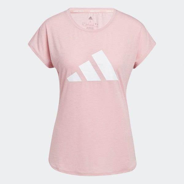 חולצת אדידס לנשים ADIDAS 3 BAR TEE WONMAU/WHITE HB6281 - Image 4
