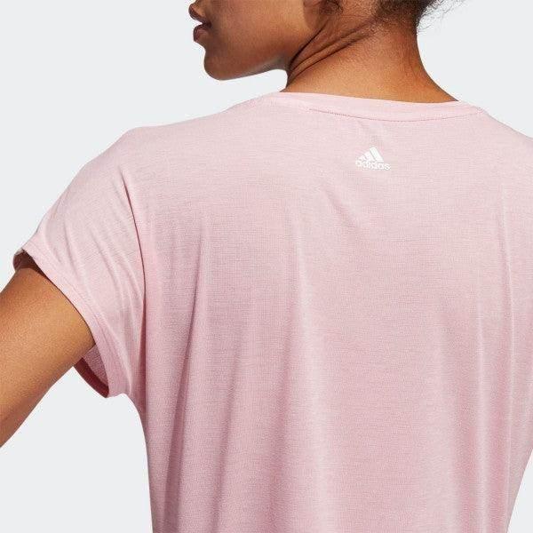 חולצת אדידס לנשים ADIDAS 3 BAR TEE WONMAU/WHITE HB6281 - Image 6