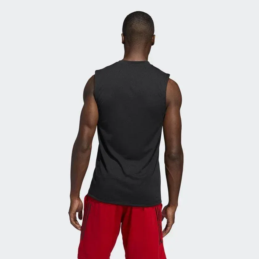 חולצת אדידס ללא שרוול לגבר Adidas AERO 3S SL TEE FL4317 - Image 2