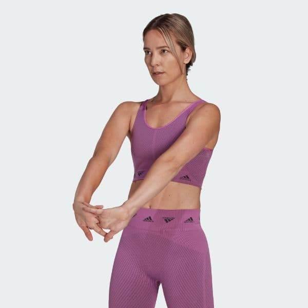 טופ אימון אדידס לנשים Adidas AEROKNIT BRA APP W HL8580 - Image 3