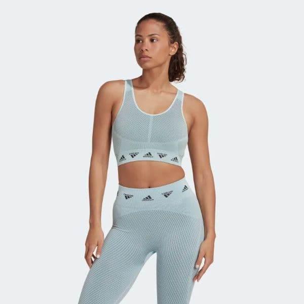 טופ אימון אדידס לנשים Adidas AEROKNIT BRA APP W HL8582 - Image 4