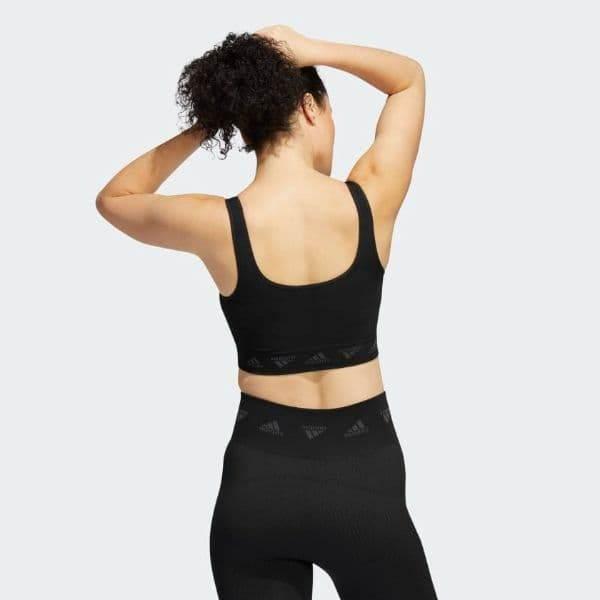 טופ אימון אדידס לנשים Adidas AEROKNIT BRA H64691 - Image 2
