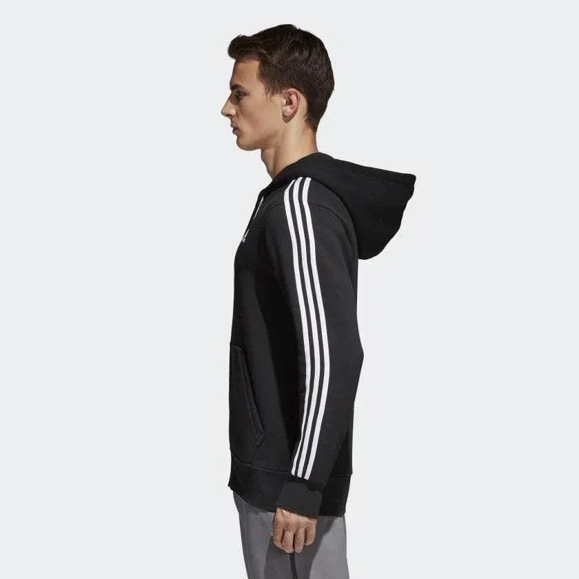 ESS 3-STRIPES FLEECE HOODIE B47368 עליונית - Image 2