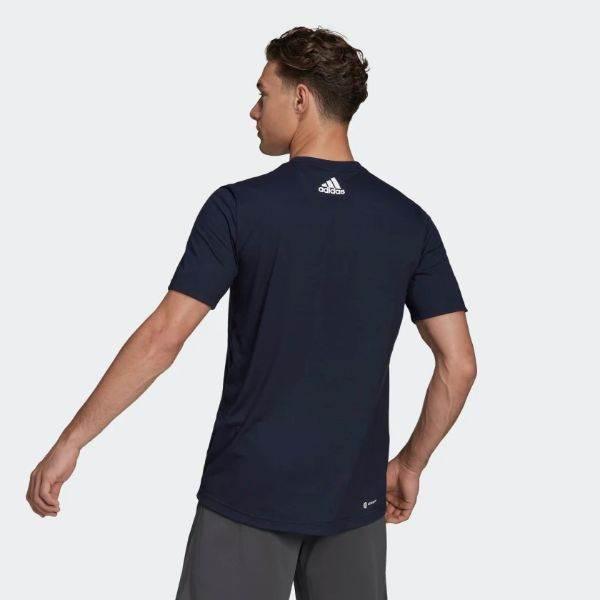 חולצת אדידס לגבר Adidas D2M LOGO TEE HF7211 - Image 2