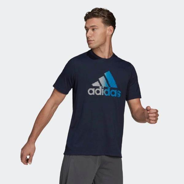 חולצת אדידס לגבר Adidas D2M LOGO TEE HF7211 - Image 3
