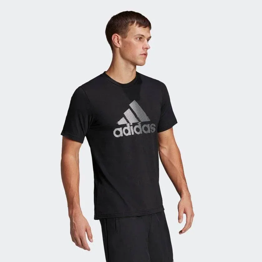 חולצת אדידס לגברים Adidas D2M LOGO TEE HF7212 - Image 3