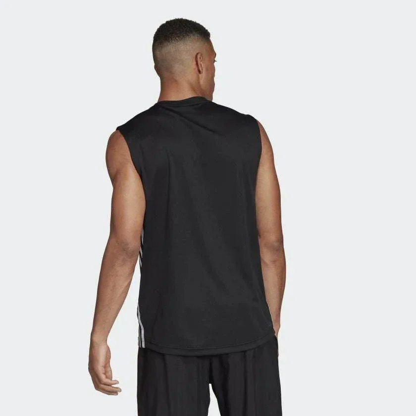 גופיה ללא שרוול אדידס לגבר Adidas D2M SL 3S DT3047 - Image 2