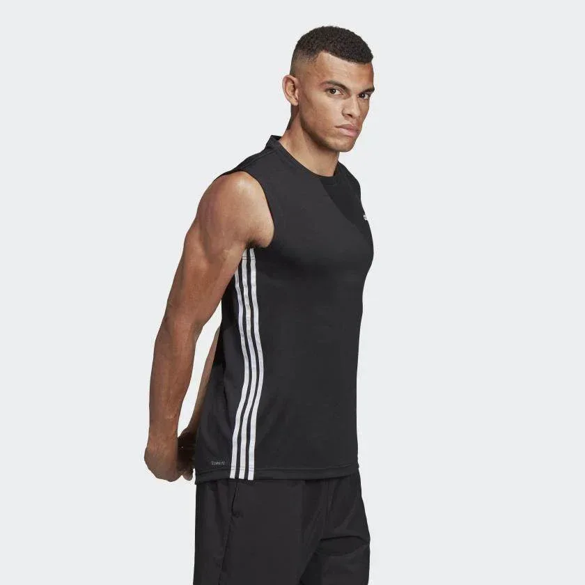 גופיה ללא שרוול אדידס לגבר Adidas D2M SL 3S DT3047 - Image 4