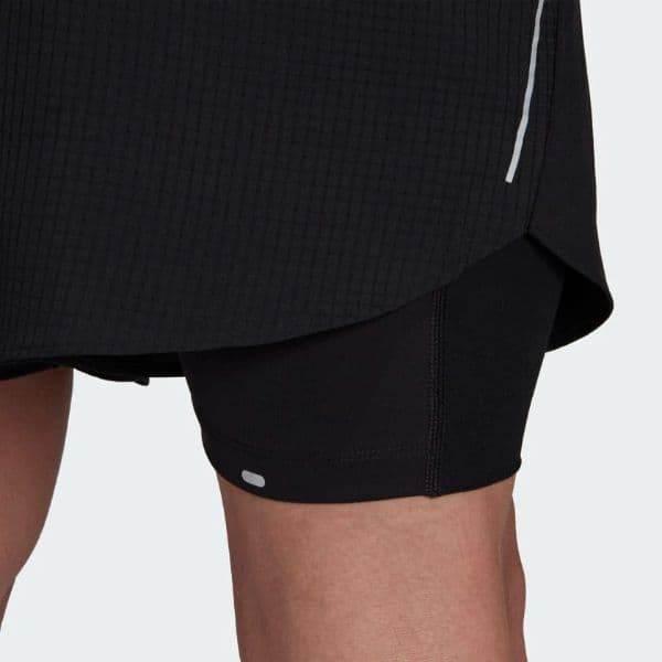 מכנס אדידס משולב טייטס לגבר Adidas D4R 2IN1 SHORT APP M H58579 - Image 5