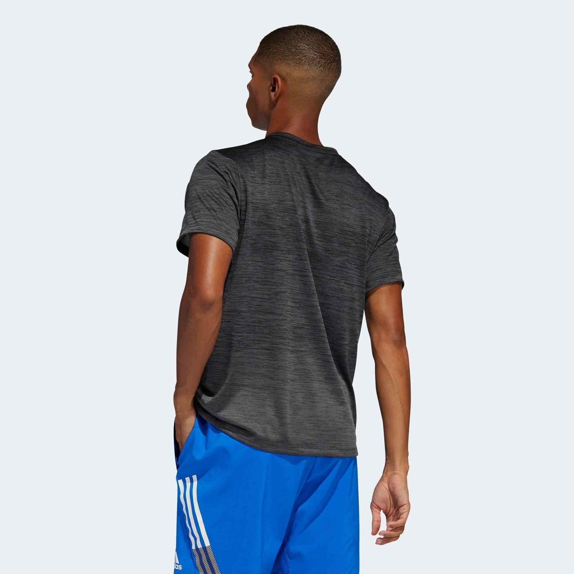 חולצת אימון אדידס לגברים ADIDAS GRADIENT TEE GRESIX/BLACK FJ6125 - Image 2