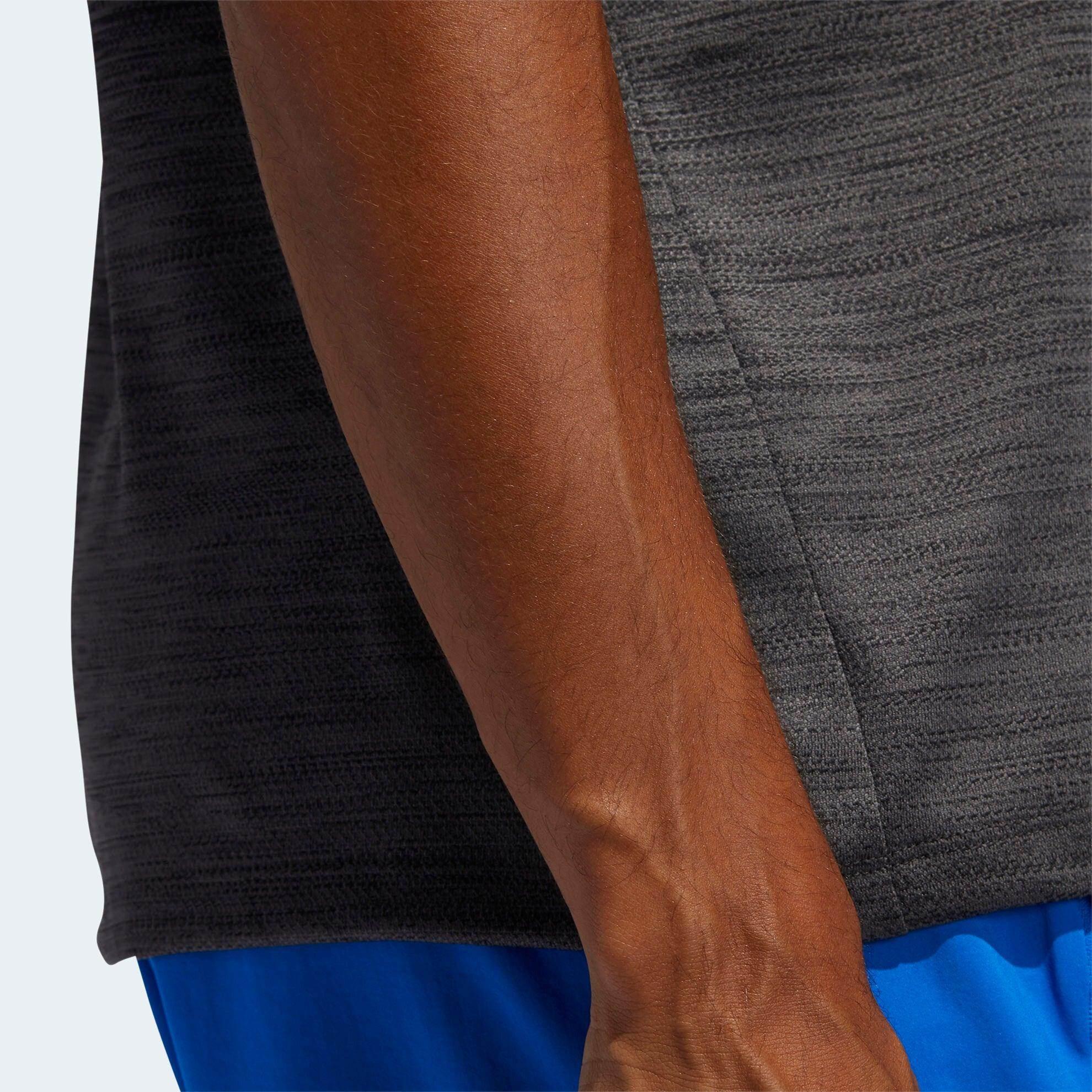 חולצת אימון אדידס לגברים ADIDAS GRADIENT TEE GRESIX/BLACK FJ6125 - Image 9