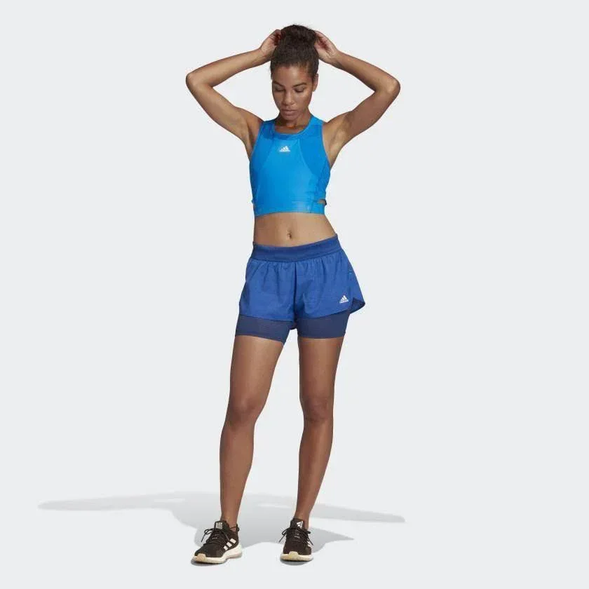 מכנס אדידס נשים עם טייטס Adidas HEAT.RDY SHORT FN3340 - Image 7