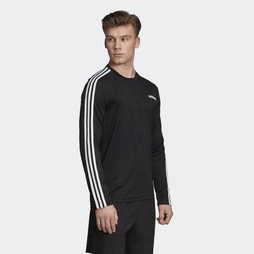 חולצת אדידס שרוול ארוך לגבר Adidas M D2M 3S LS TEE EI5647 - Image 3