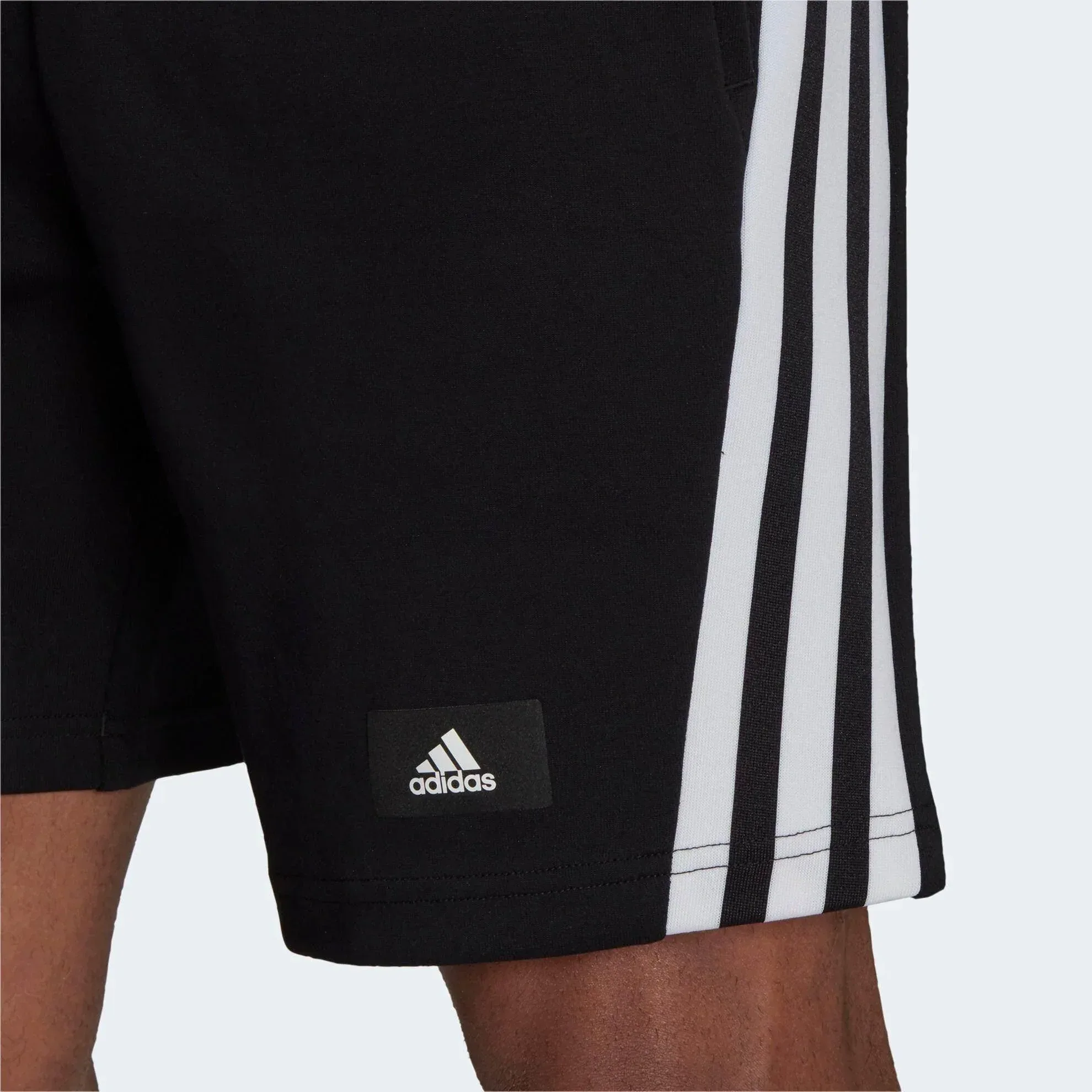 מכנס אדידס קצר לגברים ADIDAS FI 3S Short BLACK H46515 - Image 5