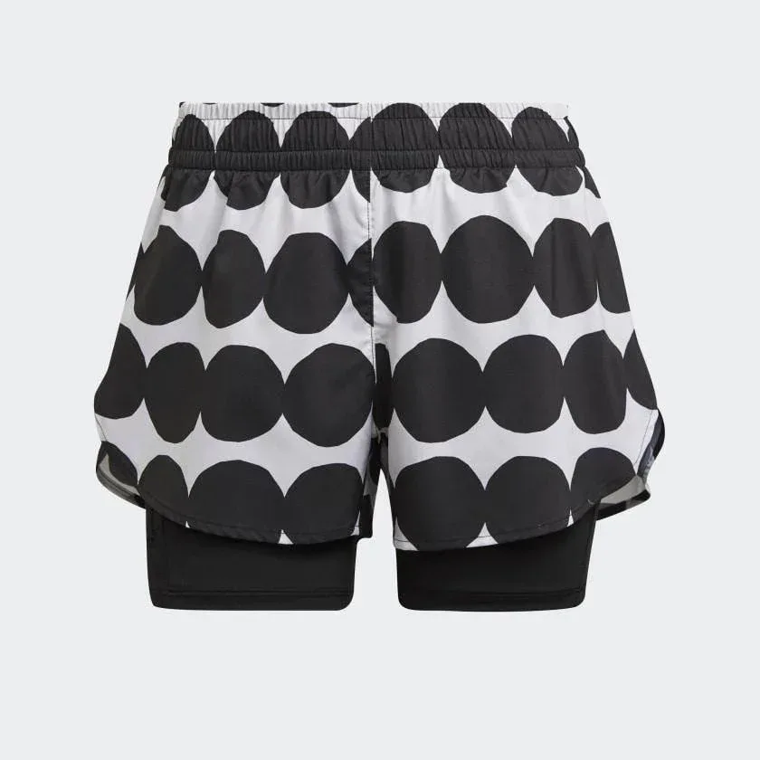 מכנס נשים אדידס קצר עם טייטס Adidas MARIMEKKO 2IN1 GU2526 - Image 7
