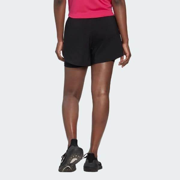 מכנס אימון עם טייטס לנשים Adidas MIN 2IN1 SHO FTW HN1044 - Image 2