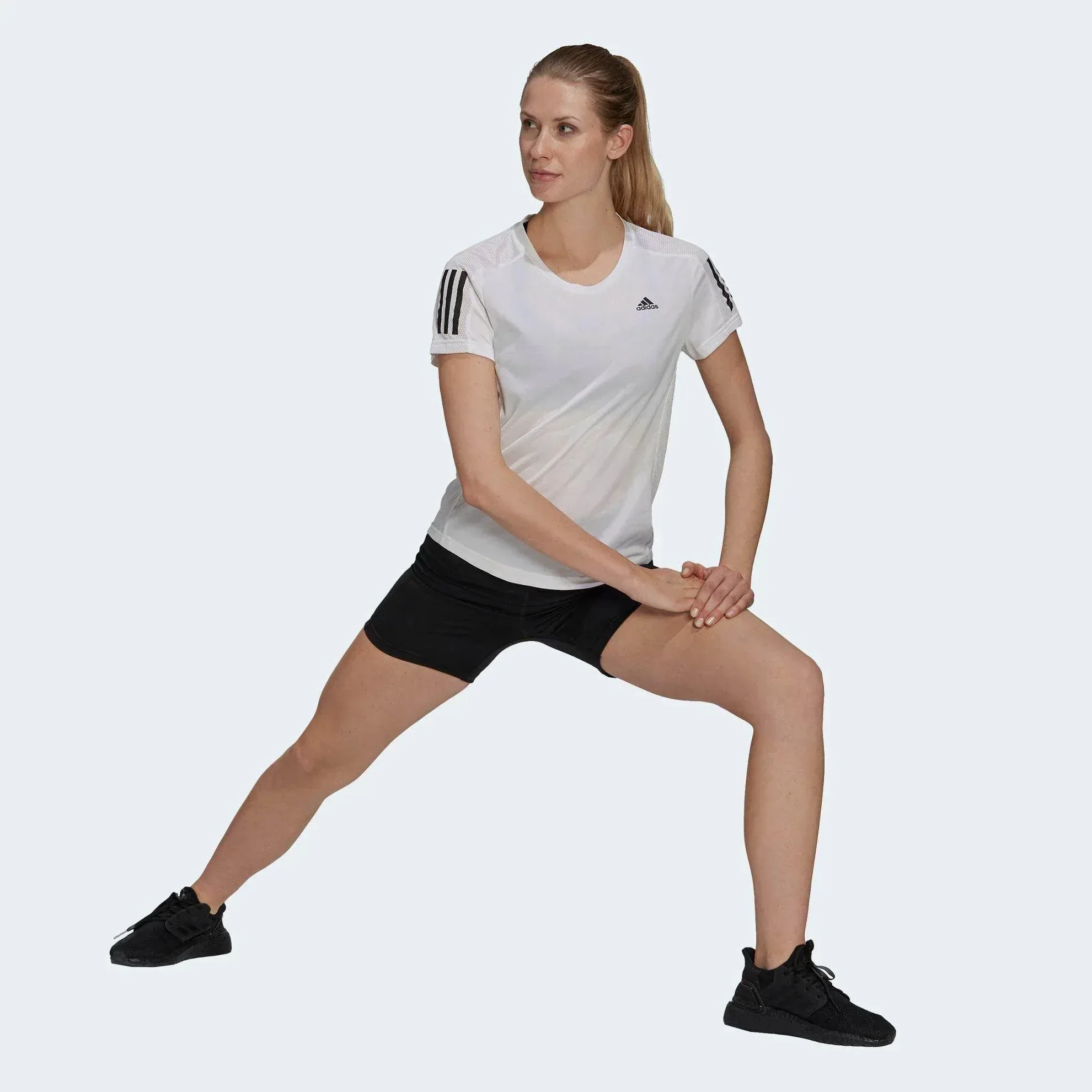טייטס אדידס קצר לנשים ADIDAS OTR SHORT TGT BLACK GU3835 - Image 3