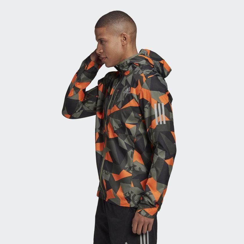 מעיל ריצה אדידס לגברים Adidas OWN THE RUN JKT FT1453 - Image 2
