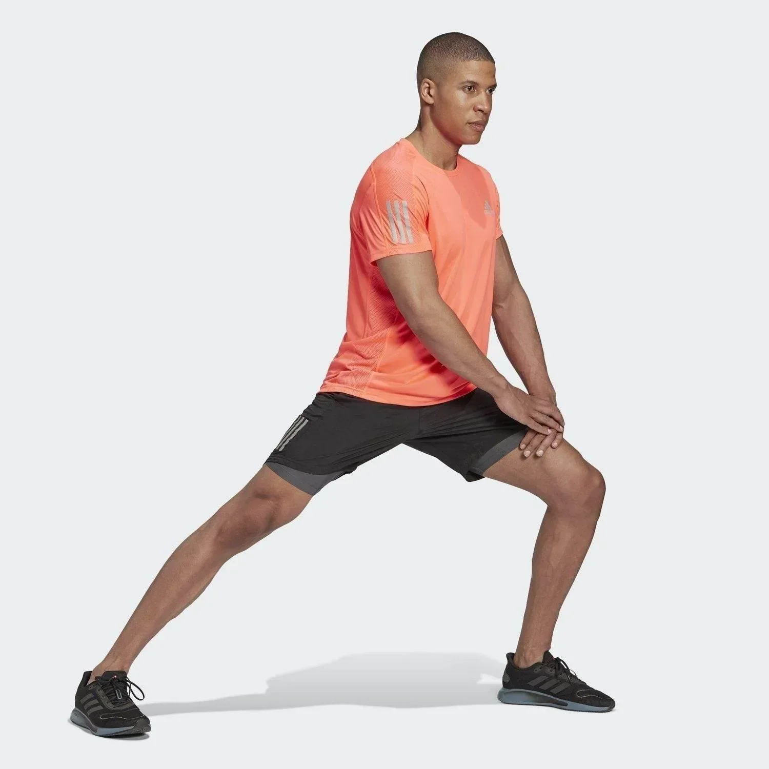 מכנס עם טייטס אדידס לגברים  Adidas OWN THE RUN SHO MALE FS9809 7' - Image 3