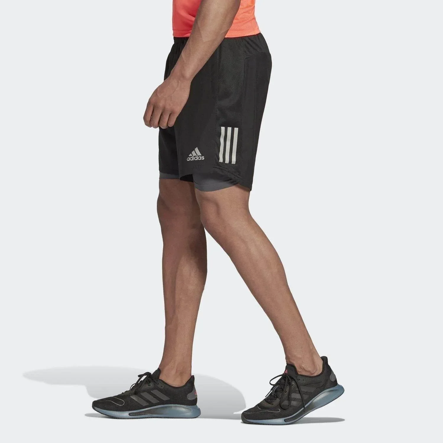 מכנס עם טייטס אדידס לגברים  Adidas OWN THE RUN SHO MALE FS9809 7' - Image 4
