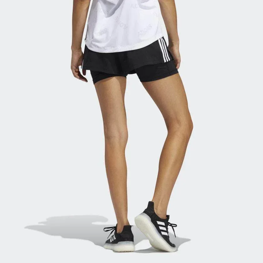 מכנס אדידס עם טייטס לנשים Adidas PACER 3S 2 IN 1 GL7686 - Image 2