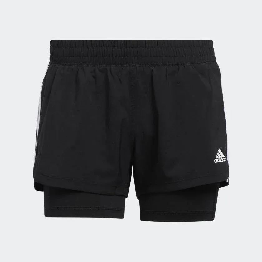 מכנס אדידס עם טייטס לנשים Adidas PACER 3S 2 IN 1 GL7686 - Image 4