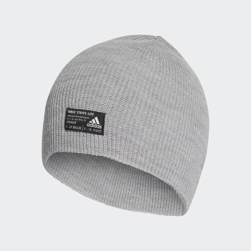 כובע צמר אפור יוניסקס Adidas PERF BEANIE UNISEX FS9032 - Image 3
