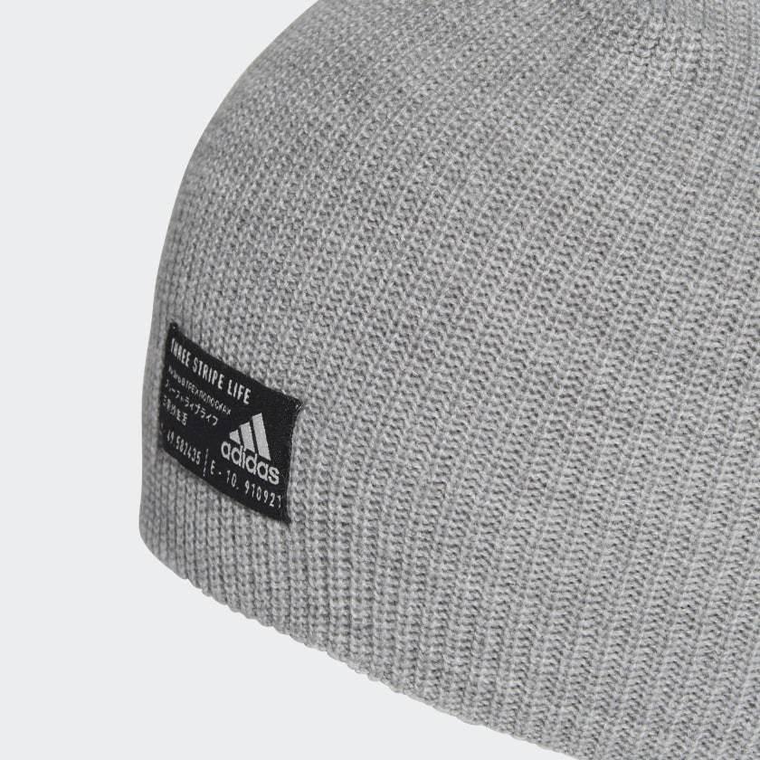 כובע צמר אפור יוניסקס Adidas PERF BEANIE UNISEX FS9032 - Image 4