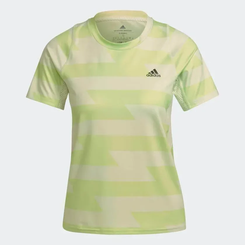 חולצת אימון אדידס לנשים Adidas RN FAST AOP TEE HD7029 - Image 4