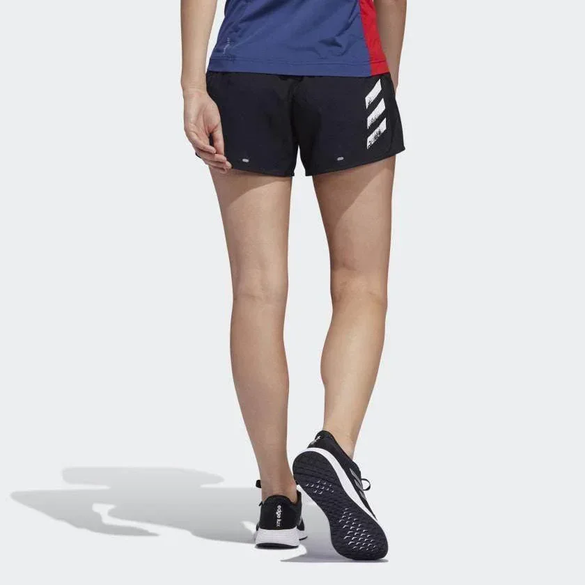 מכנס אדידס קצר לנשים Adidas RUN IT SHORT 3S FP7537 - Image 4