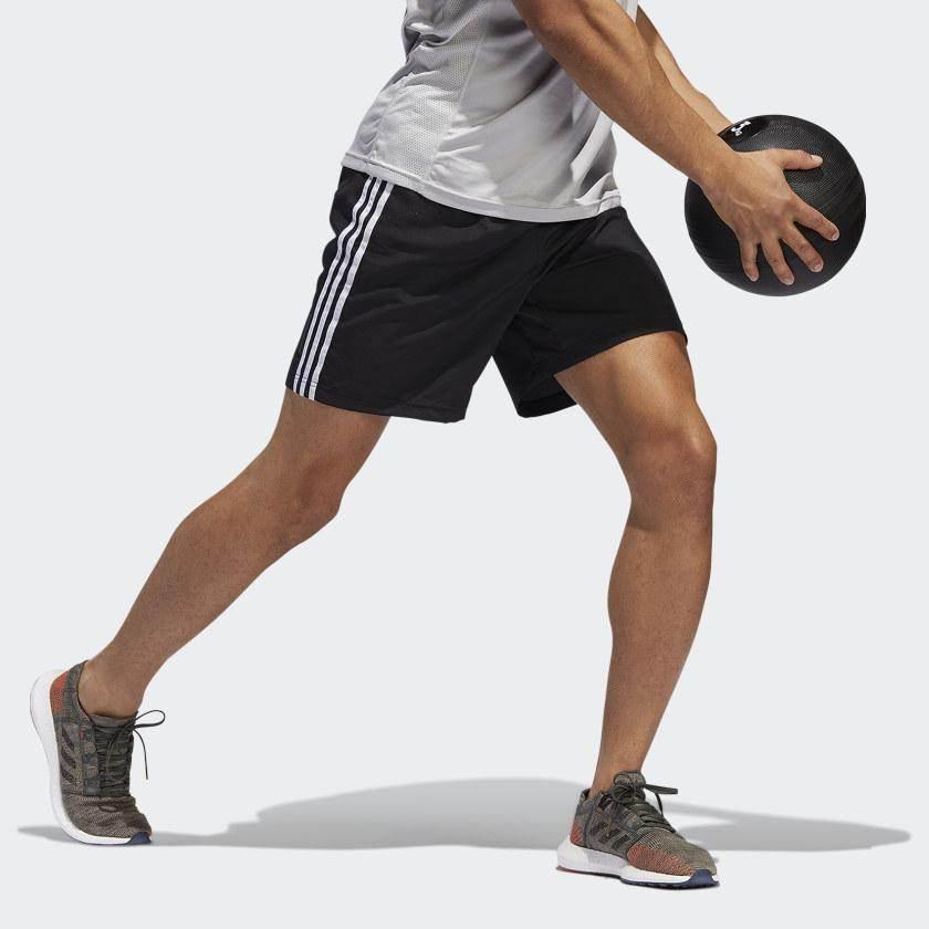 מכנס אדידס קצר לגבר 5 אינץ Adidas RUN IT SHORT 3S DW5997 - Image 3