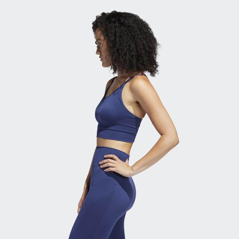 טופ אדידס נשים Adidas SEAMLESS BRA FJ7313 - Image 3