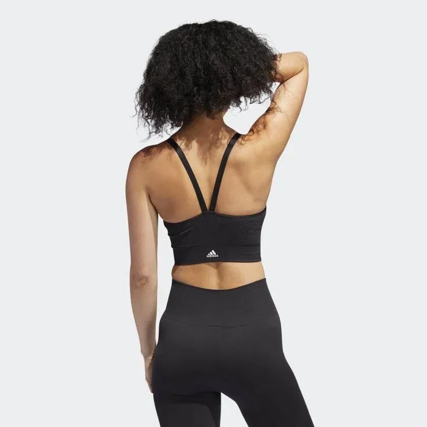 טופ אימון אדידס לנשים Adidas SEAMLESS BRA FL2270 - Image 2