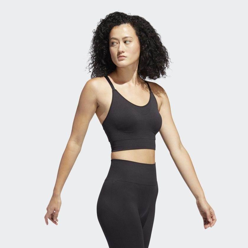 טופ אימון אדידס לנשים Adidas SEAMLESS BRA FL2270 - Image 3