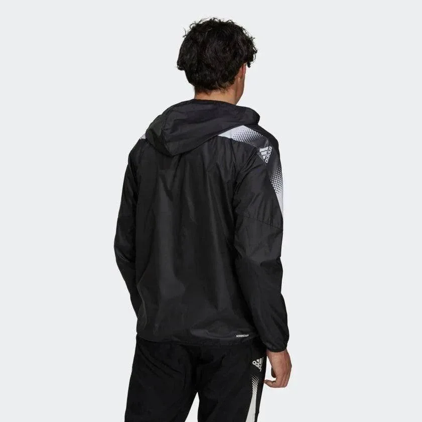ג'קט ריצה נגד רוח וגשם אדידס לגבר Adidas Seaso WB GV5307 - Image 2