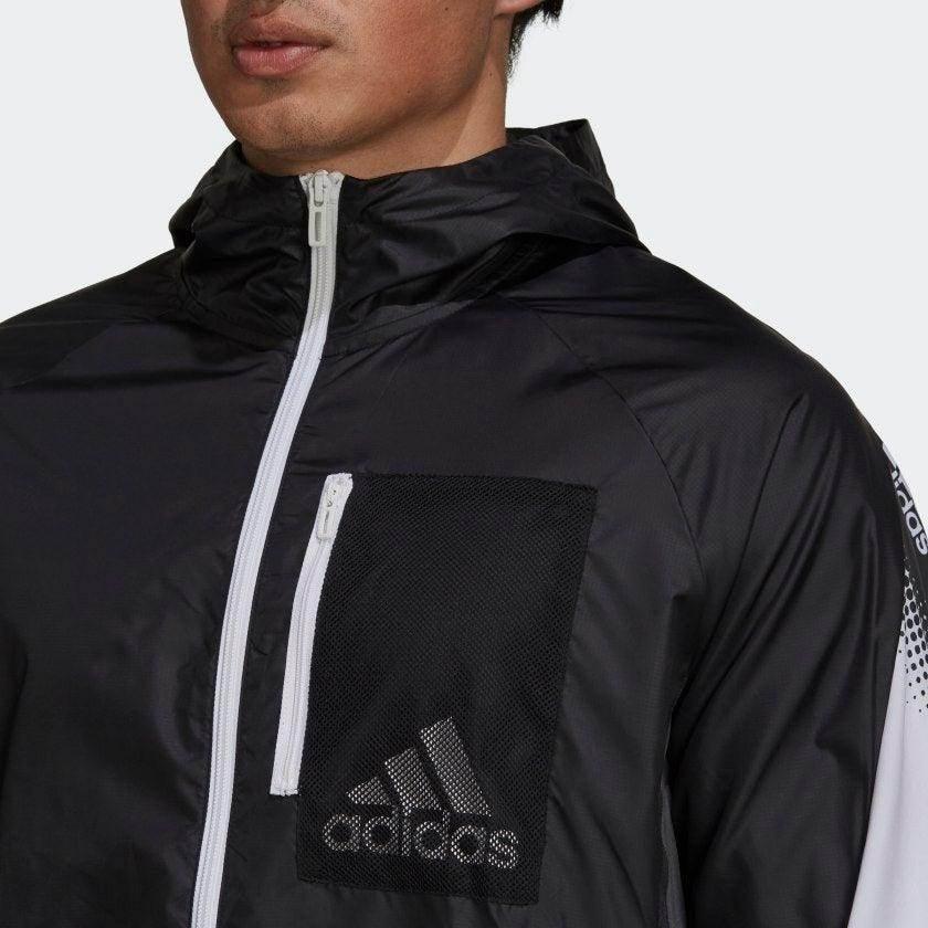 ג'קט ריצה נגד רוח וגשם אדידס לגבר Adidas Seaso WB GV5307 - Image 5