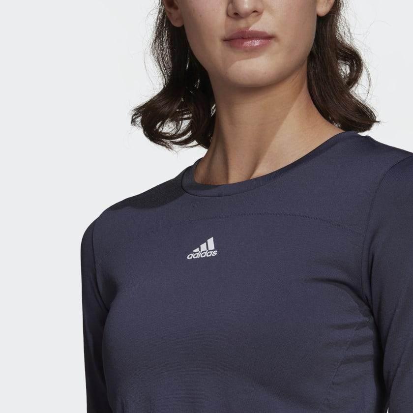 חולצת בטן שרוול ארוך לנשים Adidas SML FIT LS HE2969 - Image 5