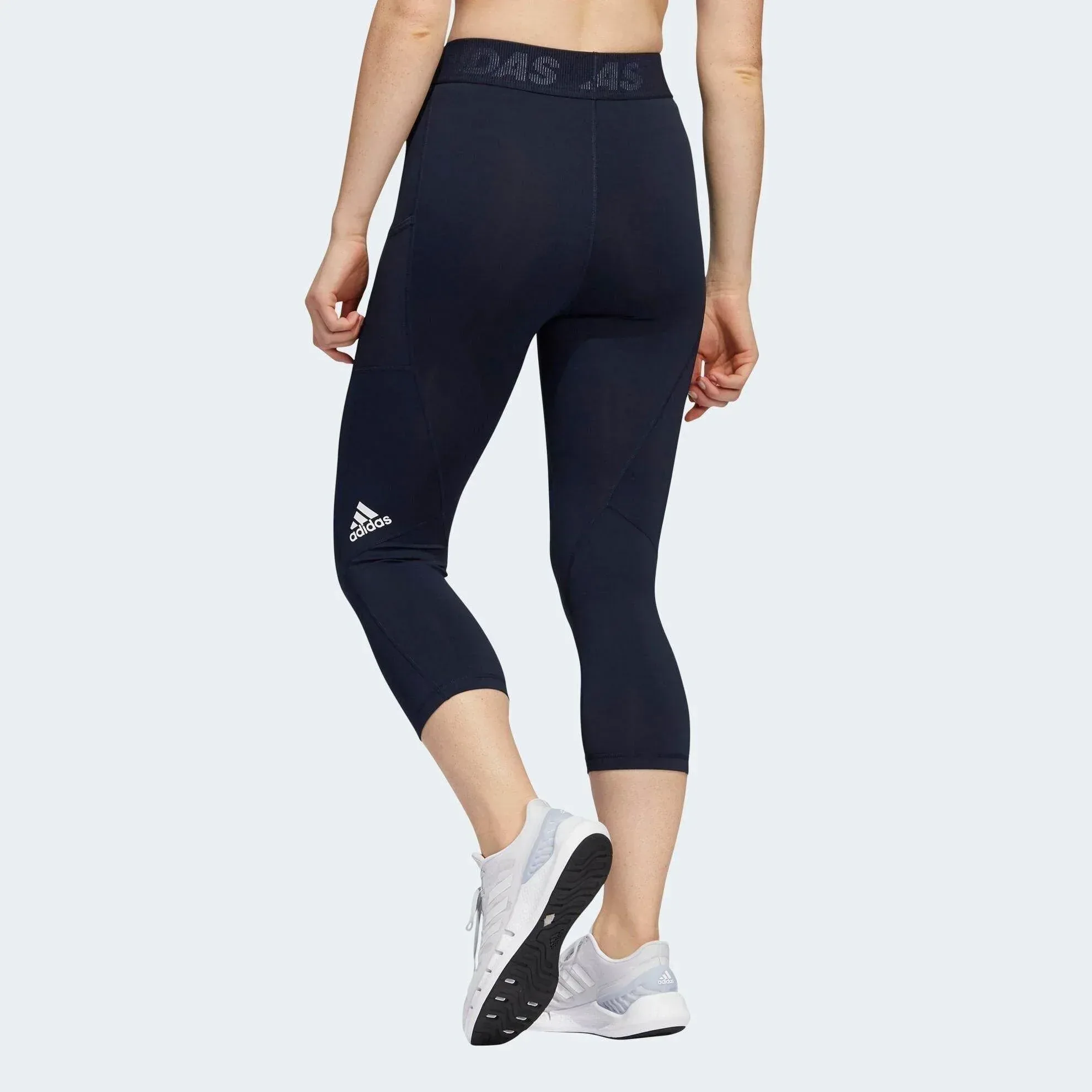 טייטס אדידס  3/4 לנשים ADIDAS TF 3/4 3 BAR T LEGINK H64219 - Image 2
