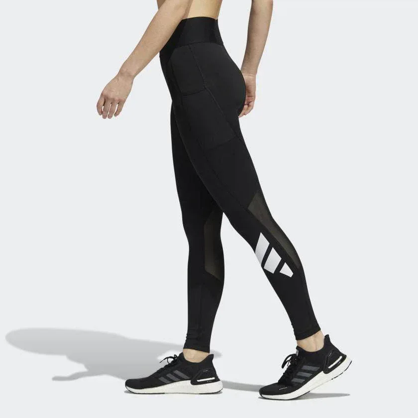 טייטס אדידס נשים Adidas TF L 3BAR TIGHT GR8046 - Image 2