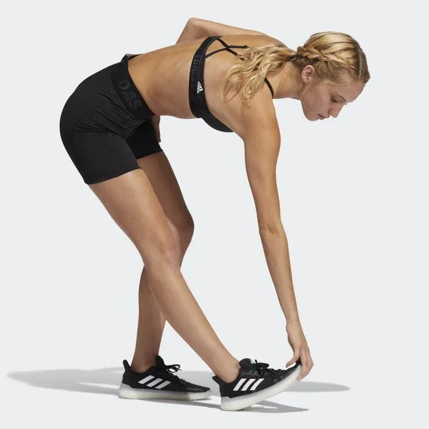 טייטס אדידס קצר לנשים Adidas TF SHRT 3 BAR T GL0689 - Image 3