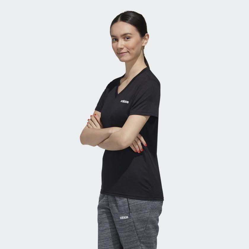 חולצת אדידס נשים Adidas W D2M SOLID T FL3625 - Image 2