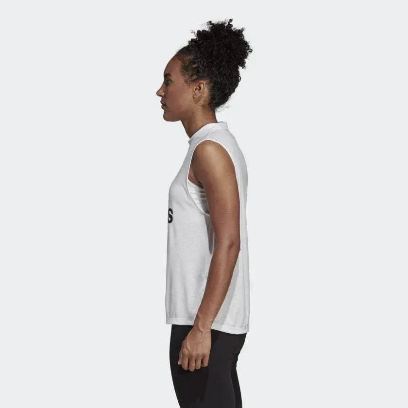 גופיית אדידס נשים Adidas W MH BOS TANK DP2409 - Image 2