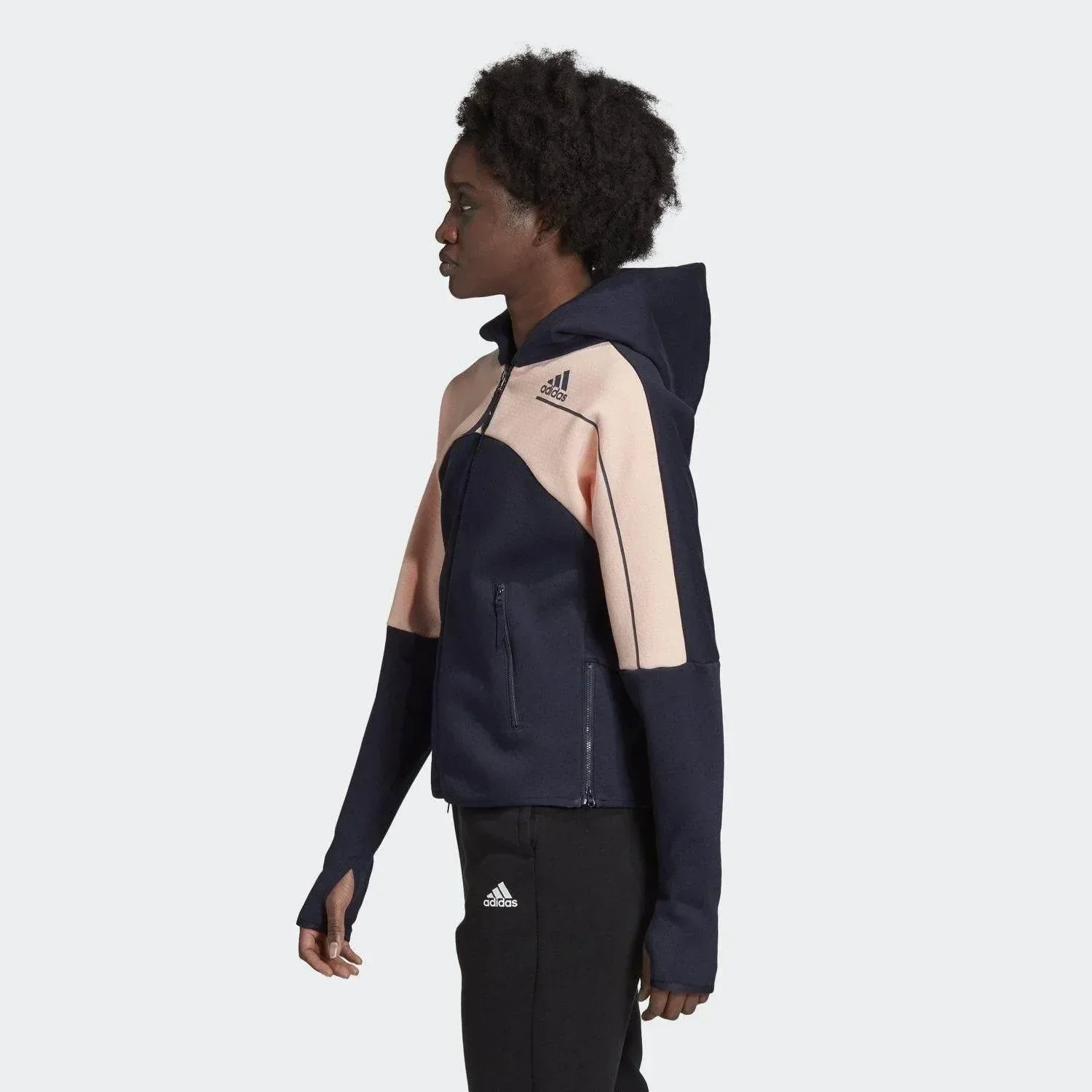 קפוצון אדידס לנשים Adidas W ZNE Hd GM3279 - Image 3