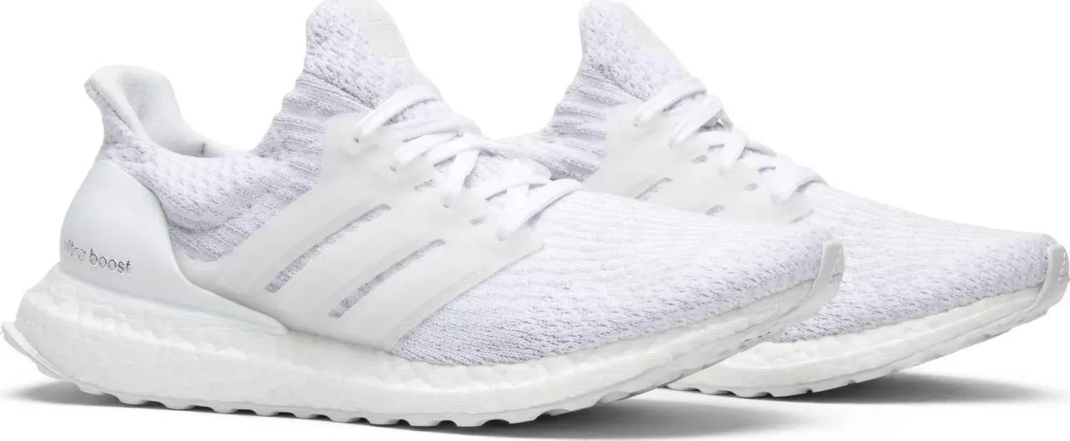 נעלי אדידס UltraBoost 3.0 Triple White BA7686 - Image 3