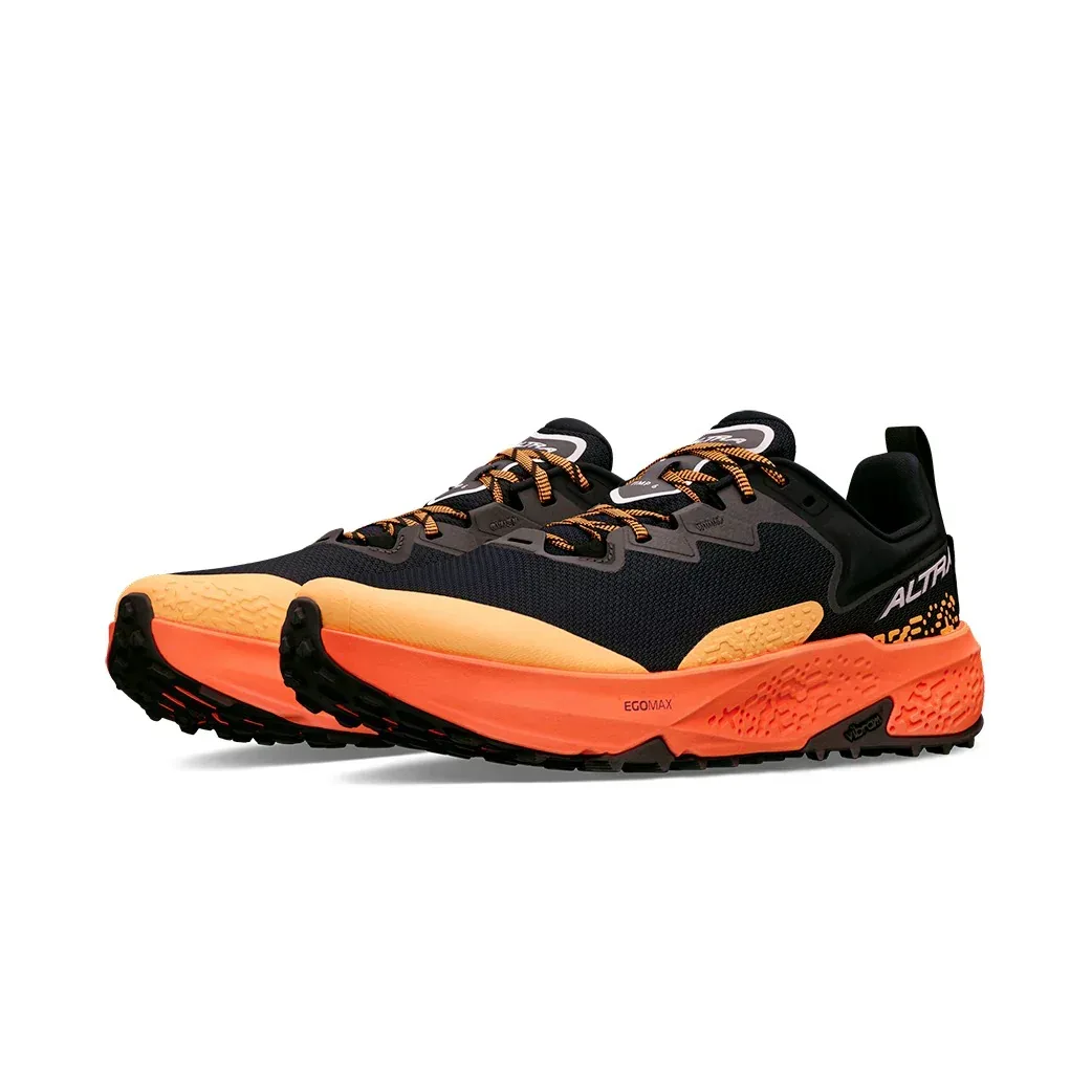 נעלי ריצת שטח אלטרה טימפ 6 לגברים Altra TIMP 6 BLACK/ORANGE A0A85T6080 - Image 2